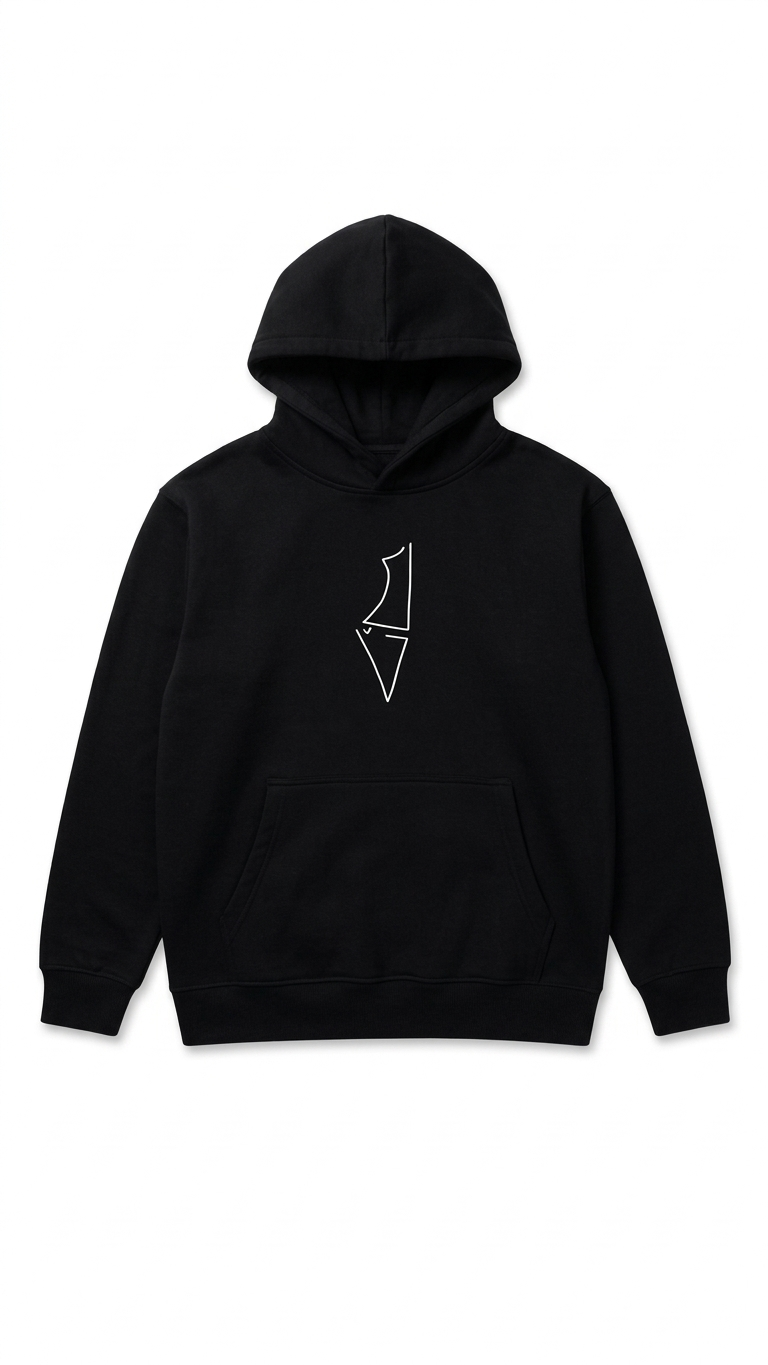 'Made in Palestine' Script Hoodie